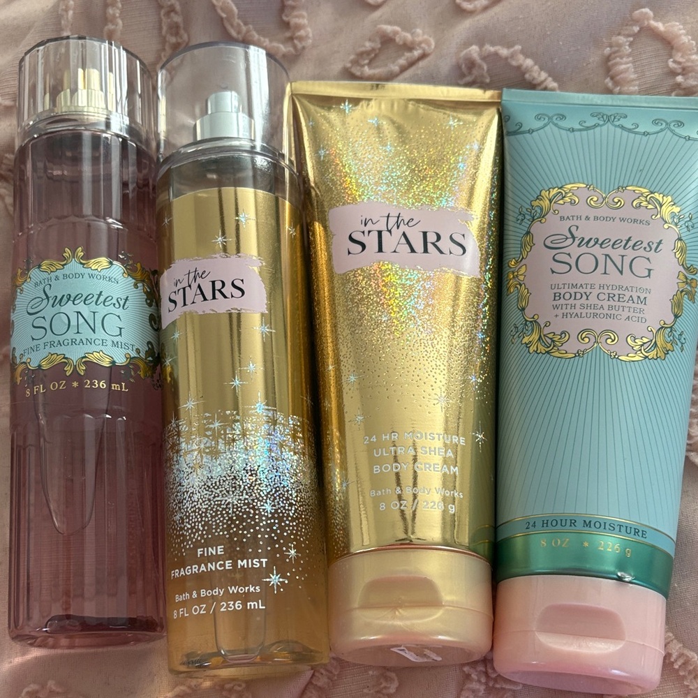 Bath & Body Works In The Stars and Sweetest Song Collection